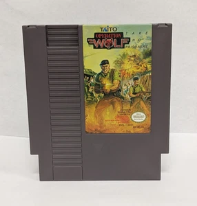 Auténtico cartucho de juego Nintendo NES Operation Wolf NES | Probado y funcionando - Imagen 1 de 2