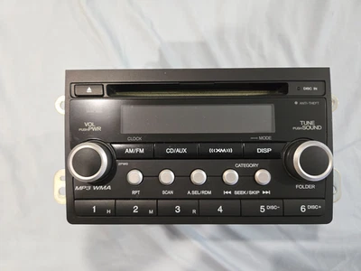 Radio reproductor de CD radio control de audio auxiliar Honda Element 08 SC 39101-SCV-A210-M1 OEM Foto 1 de 4