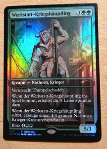 MTG Magic: FOIL Werkstatt-Kriegshäuptling/ Workshop Warchief, DEUTSCH, Mint - Bild 1 von 2