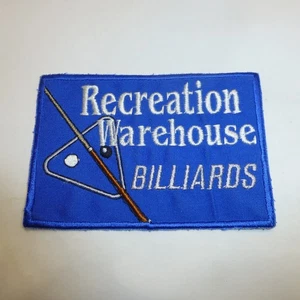 Large vintage Recreation Warehouse billards patch pool - Picture 1 of 3