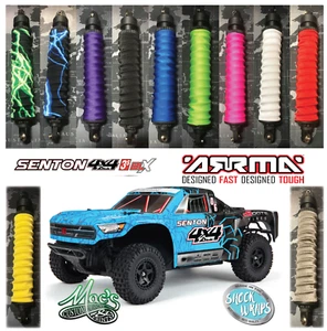 *NEW* Arrma Senton 1/10 Standard Shock Covers Wraps Dust Boots Sox Spring - Picture 1 of 2