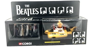 THE BEATLES CORGI YELLOW SUBMARINE MODEL WITH TOY FIGURES 1999 - Picture 1 of 11