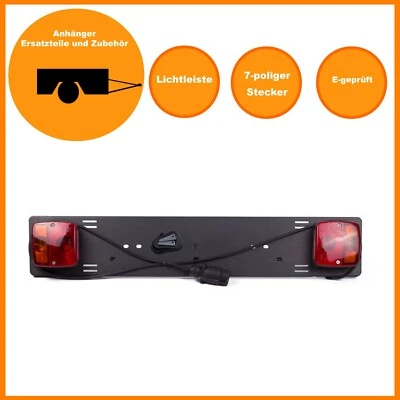 Anhänger - Lichtleiste - Lichtbalken - Beleuchtungs Balken Rückleuchten Black - Bild 1 von 4