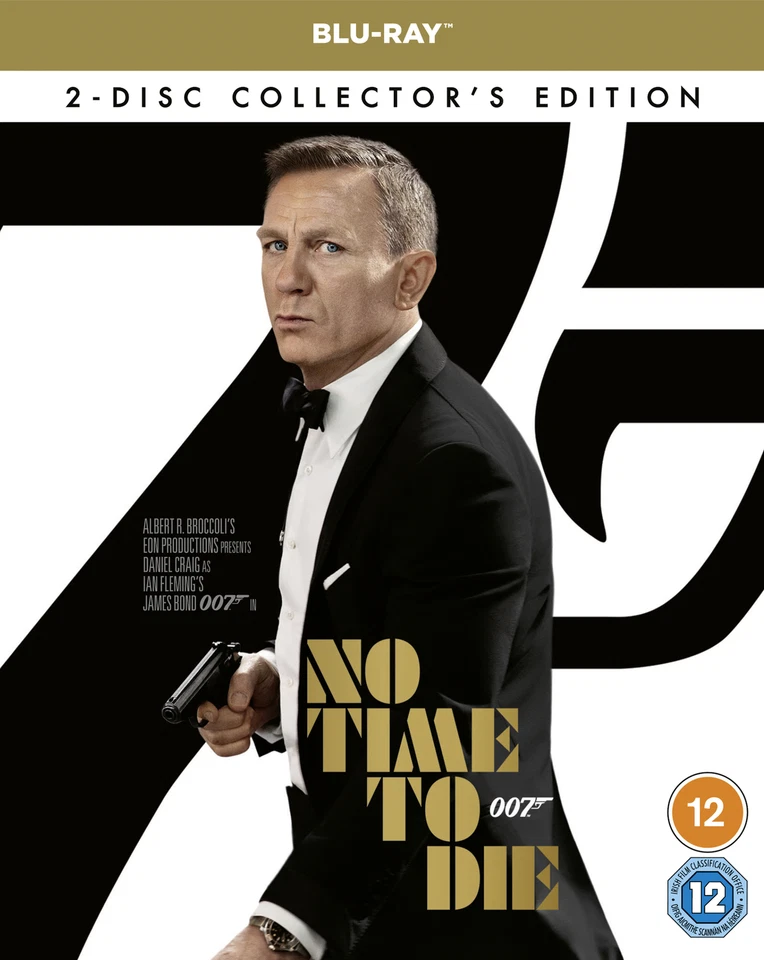 No Time To Die (Blu-ray, 2021, 2-Disc Set)
