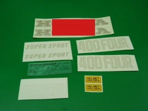 400 FOUR SS MOTO BLU  SERIE ADESIVI STICKERS - Foto 1 di 1