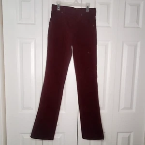 Vtg Wrangler Burgundy Corduroy Jeans 27x33 Stitched W "Student" Jeans USA NWT - Picture 1 of 8