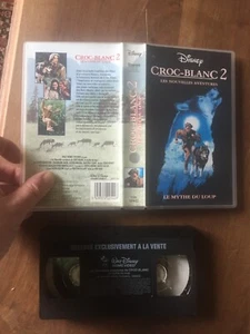 CASSETTE VIDEO VHS CINEMA croc blanc 2 le mythe du loup disney ken olin 1 - Photo 1/1
