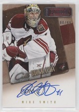 2013 Panini Playbook Autobiography 2013-14 Contenders Update /99 Mike Smith Auto