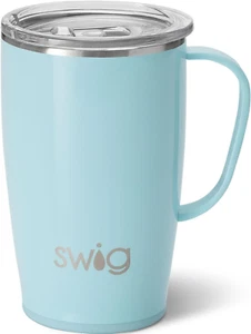 18Oz Travel Mug, Insulated Tumbler with Handle and Lid, Travel Coffee Mug, Cup H - Picture 1 of 9