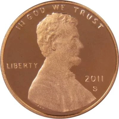 2011 S Lincoln Shield Cent Choice Proof Penny 1c Coin Collectible - Image 1 of 2