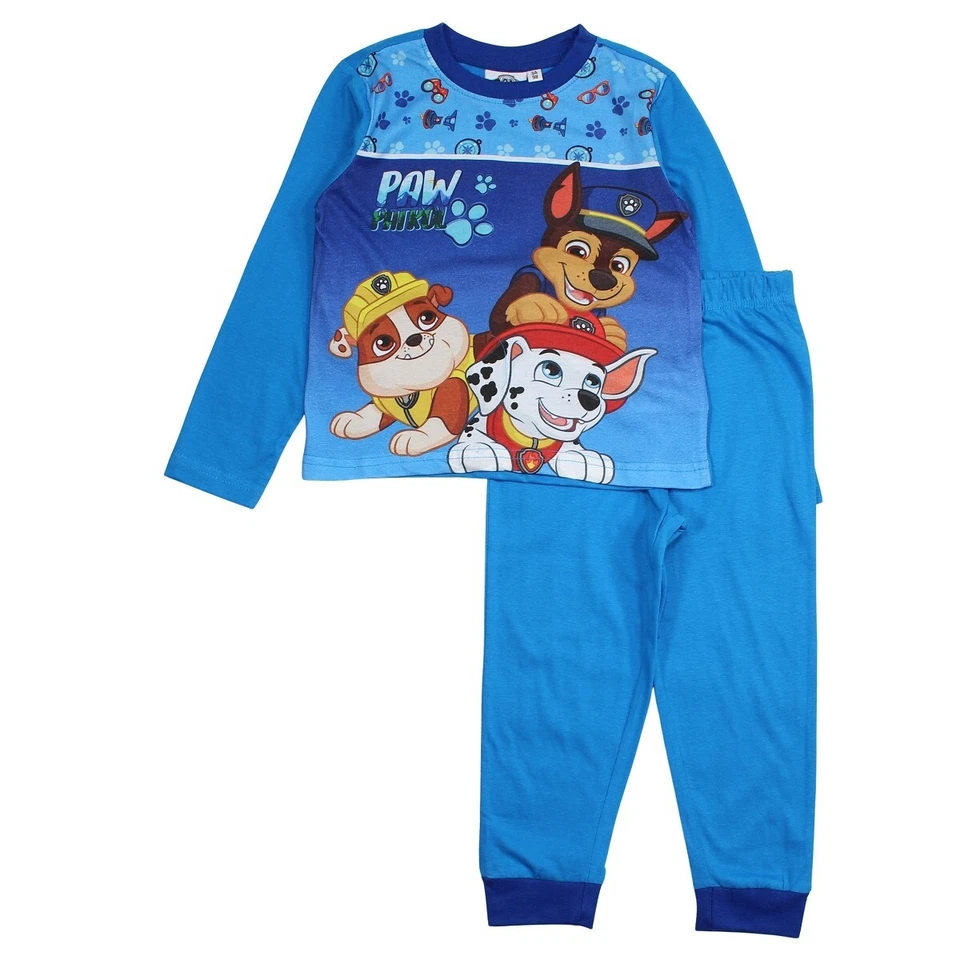 Boys' Pajamas. Blue Color. Paw Patrol, Peppa Pig, Sonic, 2 To 8 Years. - Image 1 of 1