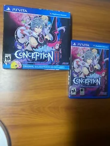 Conception 2 II Limited Edition Playstation PS Vita Game Please READ -tested- - Picture 1 of 4