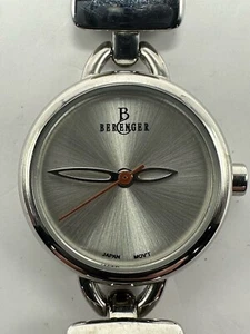 Orologio Berenger Donna Classico 22MM 7,25" Batteria Nuova Cinturino Pelle Marrone Q - Foto 1 di 12
