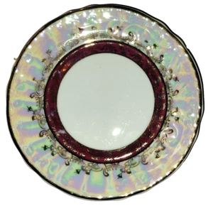 Vintage Schmidt Brasil CIBELE Gold Rim 6" Desert Plate Gold, Porcelain - Picture 1 of 5