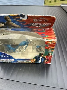 1/18 JOY RIDE OCC AMERICAN CHOPPER TV SERIES MIKEY'S BIKE BLUE OLD STOCK RARE - Picture 1 of 9