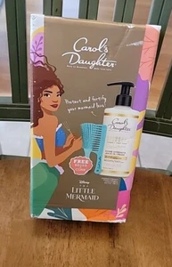Carol's Daughter Little Mermaid Goddess Strength Leave-In Cream Brush + Comb NIB - Picture 1 of 7