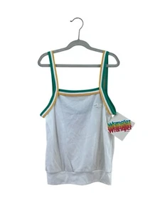 vintage wrangler tank top shirt juniors size medium deadstock NWT 80s USA made - Picture 1 of 8