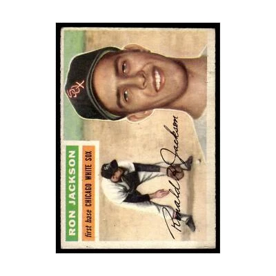1956 Topps Baseball Card Ron Jackson White Sox #186 - Image 1 of 3