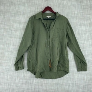 Knox Rose Shirt Button Down Long Sleeve Womens Size M green 0677 - Picture 1 of 6