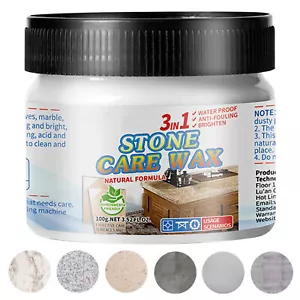 Stone Maintenance Polishing Wax, Granite Polishing Compound Scratch Remover - Picture 1 of 8