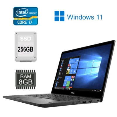 Dell Latitude 7480 i7-7600 8GB RAM 256GB SSD Technisch Top FULL HD US Tastatur - Bild 1 von 4