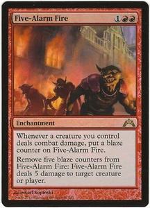 MTG Five-Alarm Fire FOIL Gatecrash Rare LP - Picture 1 of 2