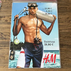 CHRISTIAN MONZON, Swimwear Poster, 50x70cm, NEU, Badehose, sexy Pin-up 2002 - Bild 1 von 2