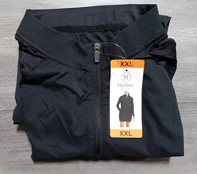 Hurley Dress Adult Womens 2XL Black Long Sleeve Zip Athletic - Image 1 of 4