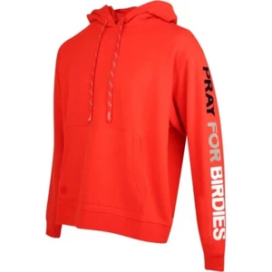 NWT $165 G/Fore Men's Pray For Birdies Poppy Golf Hoodie Pullover Size Medium - Picture 1 of 5