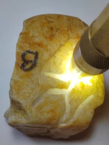 Icy Ice White 100% Natural Burma Jadeite Jade Rough Stone # 2175 carat / 435 g - Picture 1 of 24