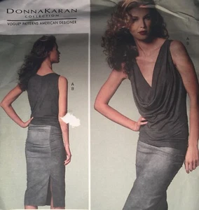 NEW/VINTAGE 2012 VOGUE TOP & SKIRT SEWING PATTERN V1051ALL SIZES 4-12 - Picture 1 of 2