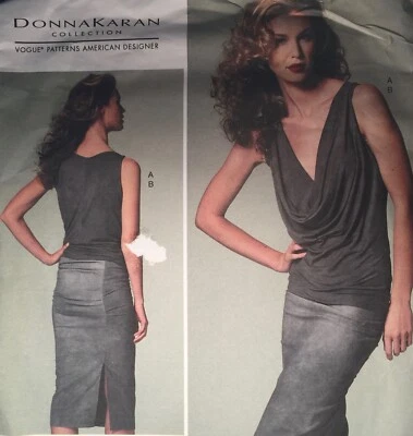 NEW/VINTAGE 2012 VOGUE TOP & SKIRT SEWING PATTERN V1051ALL SIZES 4-12 - Image 1 of 2