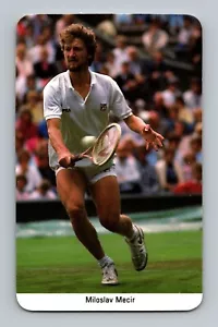Scheda Tennis Fax Pax MILOSLAV MECIR 1987 - Foto 1 di 2