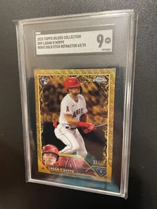 Colección dorada Topps 2023 Logan O'Hoppe oro grabado onda/75 Los Angeles Angels - Imagen 1 de 2