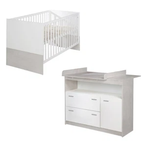 Roba Zimmerset Julia 2-teilig Kombi-Kinderbett 70x140cm & Wickelkommode TOP - Bild 1 von 12