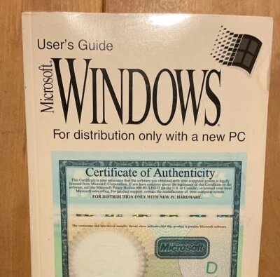 Microsoft Windows 3. 1 Handbuch und Disketten Bundle, Vollversion  - Bild 1 von 2