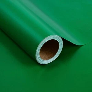 Geschenkpapier dunkelgrün Geschenkpapier Rolle matt Metall einfarbig Wr... - Bild 1 von 2