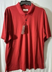 Neu Grand Slam Herren Performance Golf Shirt Größe L - Rot - Bild 1 von 6