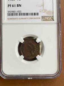 1905 INDIAN HEAD CENT NGC PF 61BN PROOF - Picture 1 of 6