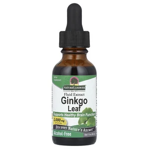 Nature s Answer Ginkgo Alcohol-Free 500 mg 1 fl oz 30 ml Alcohol-Free, - Picture 1 of 2