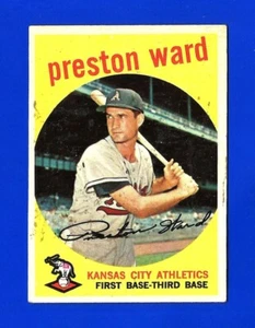 1959 Topps SET BREAK #176 PRESTON WARD EX+/EXMINT KANSAS CITY ATHLETICS (SB1) - Picture 1 of 2