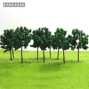 D9048 40pz Scala Modellino Alberi Ferroviario Diorama Mini Scenario 9cm - Foto 1 di 4
