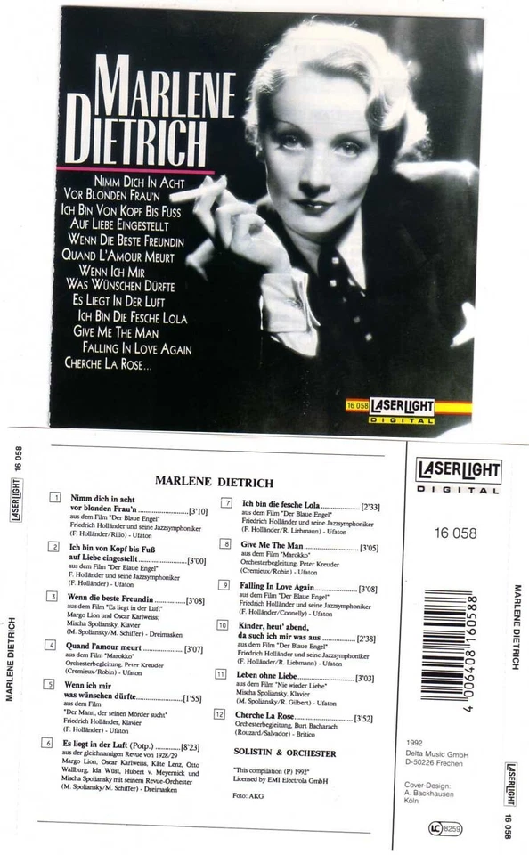 Marlene Dietrich - Same CD - Bild 1 von 1