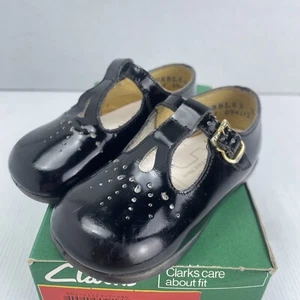 Toddler Formal Shoes Clarks Patent Leather - Size 4 1/2 - Picture 1 of 11