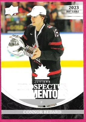 2023-24 UD Team Canada Juniors Prospectus Momentous "You Pick from list" - Image 1 of 2