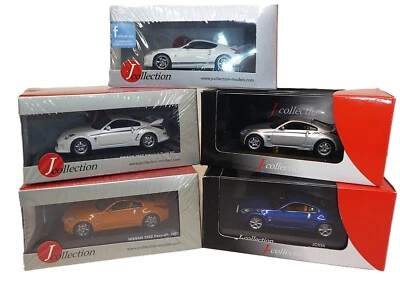 NISSAN 350Z Z33 Fairlady  Z 2002 - 2008 5 to CHOOSE 1/43 Diecast J-Collection - Image 1 of 3