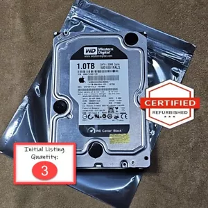 Western Digital 1TB 3.5 7200 RPM HDD Recertified Computer Server Hard Disk Drive - Picture 1 of 4