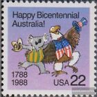 USA 1963 (kompl.Ausg.) postfrisch 1988 Kolonisierung von Australien