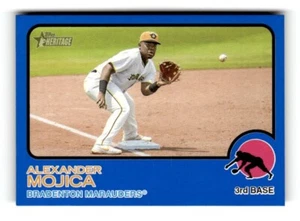 Topps Heritage 2022 edición de ligas menores azul/99 - #192 Alexander Mojica - Imagen 1 de 2