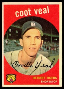 Coot Veal 1959 Topps #52 RC - Picture 1 of 2